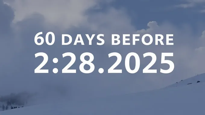 Contagem regressiva 28/02/2025: 60 Dias Restantes