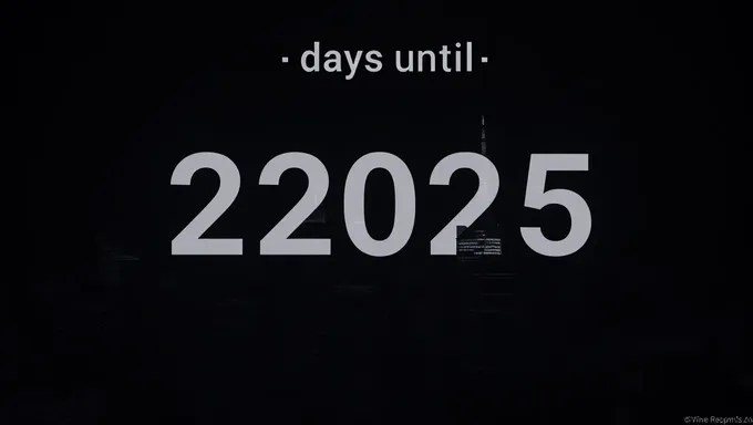 Contagem regressiva para 31 de dezembro de 2025: 365 dias restantes