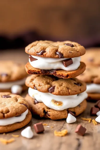 Cookies de S'mores da Escoteira para Memórias da Infância