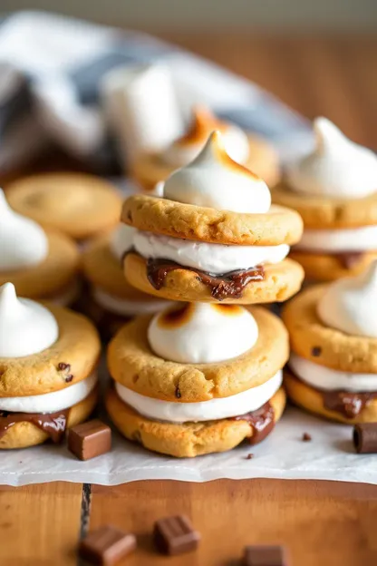 Cookies de S'mores de Garota Escoteira para Delícias ao Ar Livre