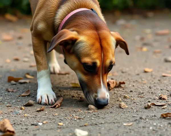 Cão Cheirando Solo Arquivo PNG de Formato