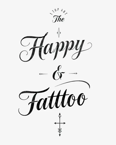 Desenho de Letras Personalizadas de Tatuagem para Arte Personalizada