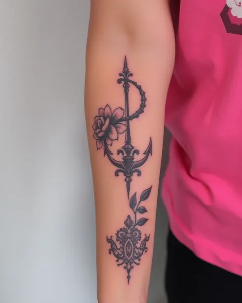 Desenho de Tatoo de Braço Feminino e Seus Significados