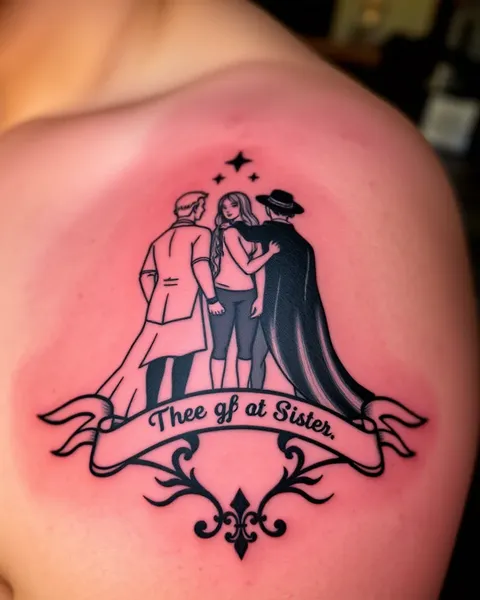 Desenho de Tatuagem para Irmãos e Irmãs