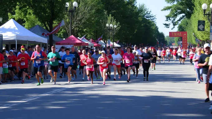 Desenho do Medalha do Corredor do Peachtree Road Race 2025