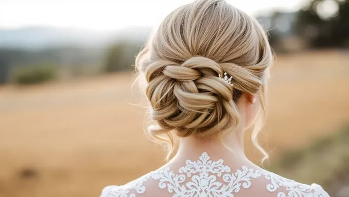 Desenhos de Penteado para Noivas de Casamento de 2025