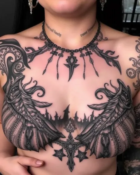 Desenhos de Tatuagem Goth para o Escuro e Kinky