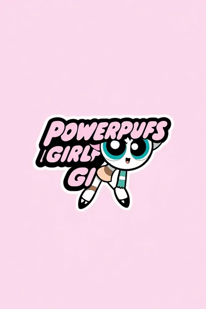 Design de Logotipo de Meninas Powerpuff