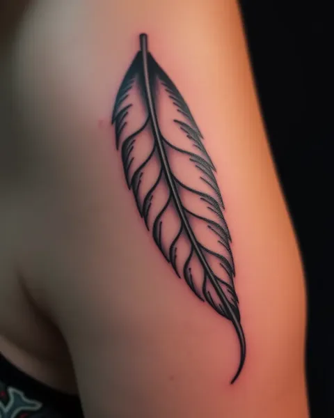 Desvendando o Mistério do Simbolismo da Tatuagem de Pluma