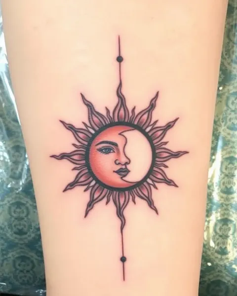 Desvendando o Significado Oculto de Tatuagem de Sol e Lua