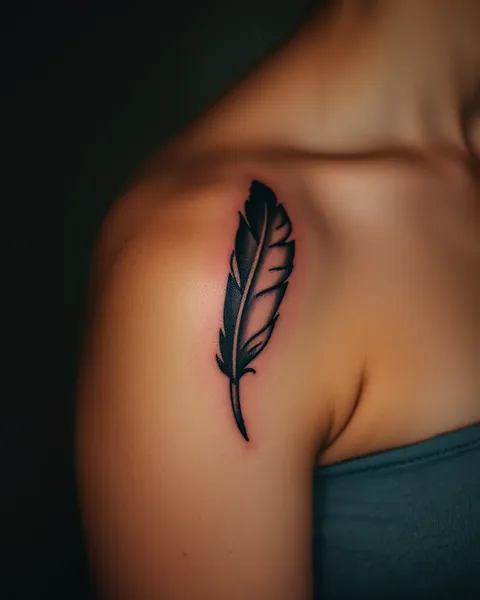 Desvendando o Significado do Design de Tatuagem de Pluma