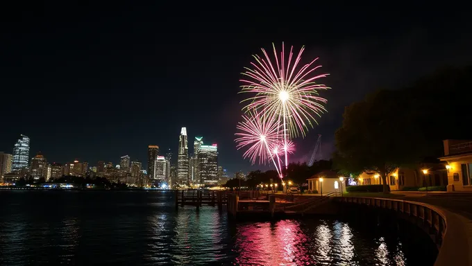 Detalhes do Evento de Fogos de Artifício da Aldeia da Baía em 2025