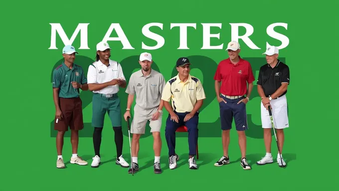 Dias de Masters de 2025: Os Masters estão chegando