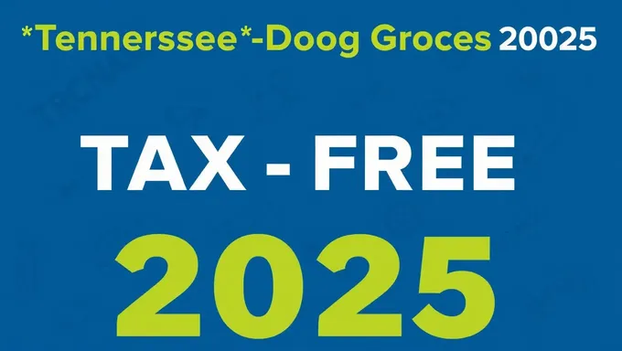 Diretriz de Mercado de Alimentos isentos de Imposto de 2025 do Tennessee