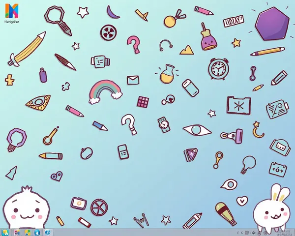 Doodles de desktop PNG para download gratuito