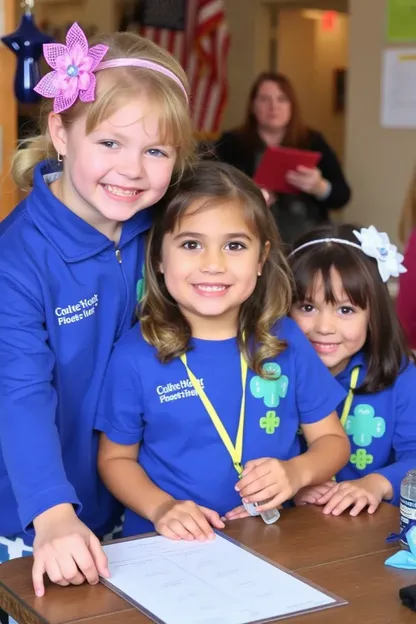 Escuteiras da Girl Scouts de São Ann de Houston Participam de Atividades