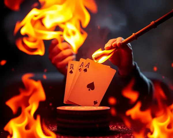 Exemplos de arte gráfica de Poker de fogo PNG