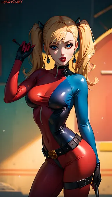 Fantasia Hentai de Harley Quinn: Um Desejo Escuro