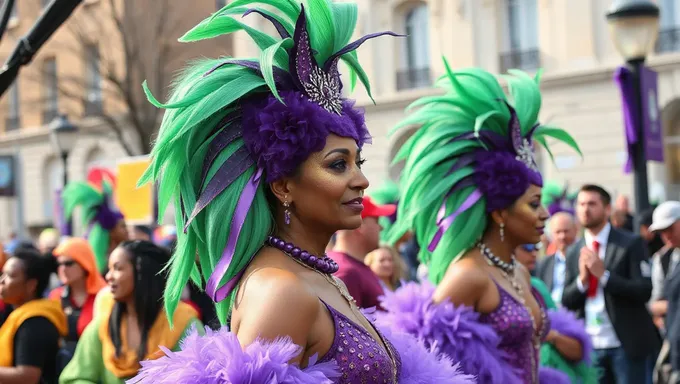 Festival de Carnaval de Mardi Gras 2025 oferece opções de comida deliciosas