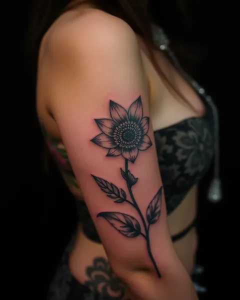 Flores e Tatuagem: Uma Representação do Estilo Pessoal