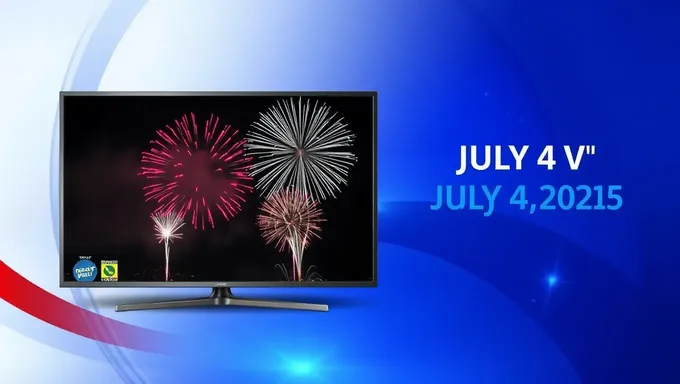 Fogos de Artifício na TV em 4 de Julho de 2025: Exibição