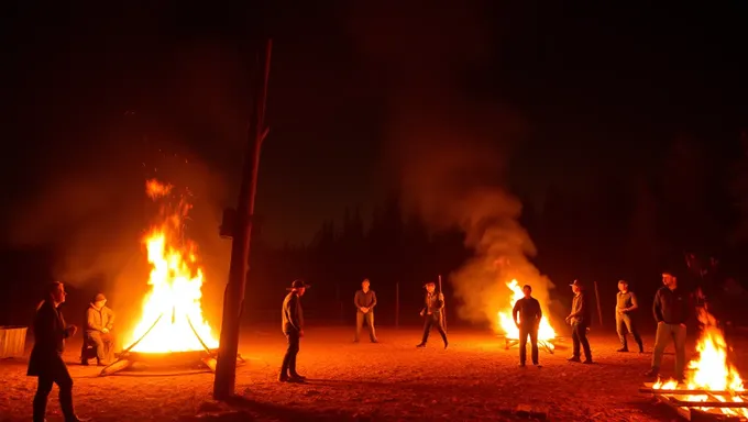 Fogos de artifício e entretenimento na celebração do dia do pionero em 2025