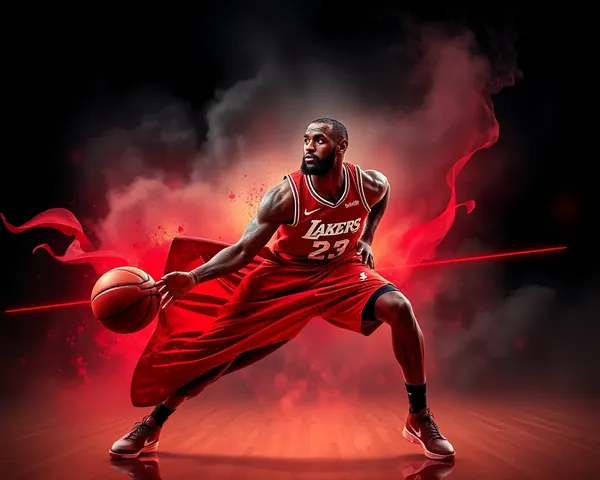 Foto de Lebron James em PNG de 4K para computador