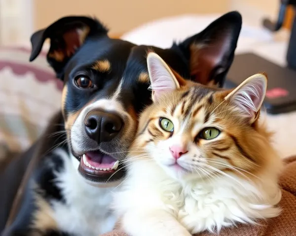 Fotos de Cachorro e Gato para Rir e Alegria