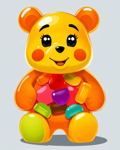 Fotos de Urso Gummy Antigo trazem Nostalgia