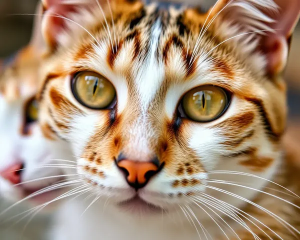 Fotos de gatos em close-up cativantes para admirar