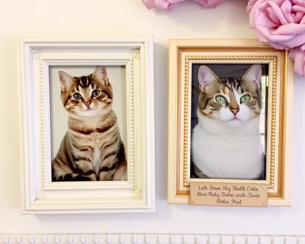 Frames de Fotos de Memória para Gatos Falecidos para Memórias Duradouras