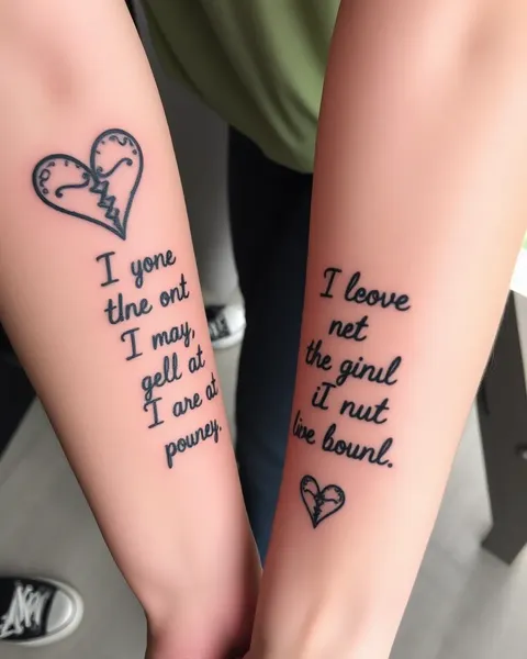 Frases de Recordação Amorosa para Mães com Tatuagens