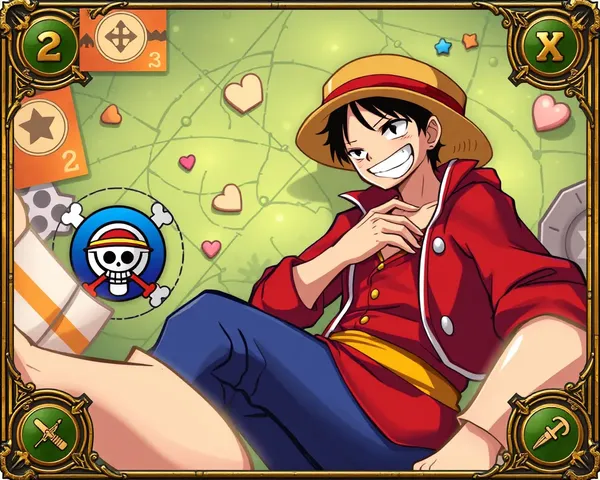 Galeria de Imagens PNG de Cartões de One Piece