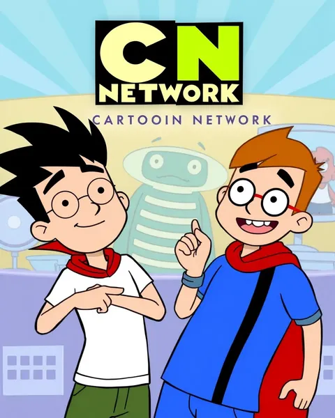 Galeria de Imagens da Rede de Cartoon Network Entretenimento Animado Vibrante