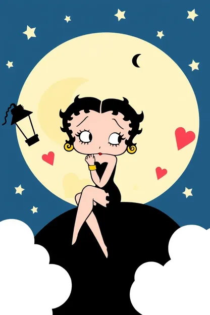 Galeria de Imagens de Boa Noite da Betty Boop