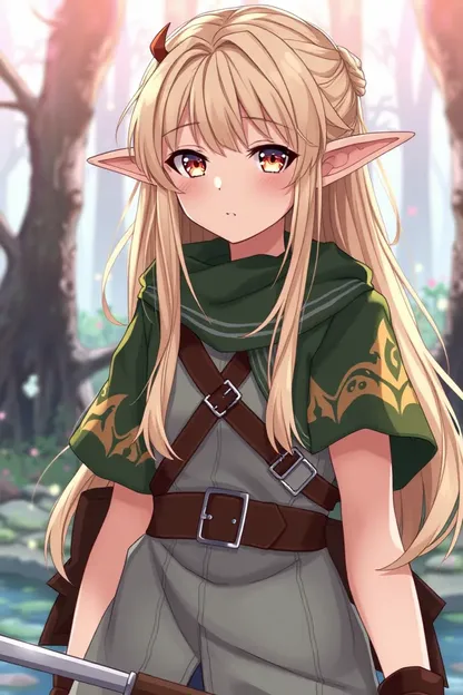 Garota Loira de Anime Pfp Elf Perfil de Imagem Encontrada diariamente