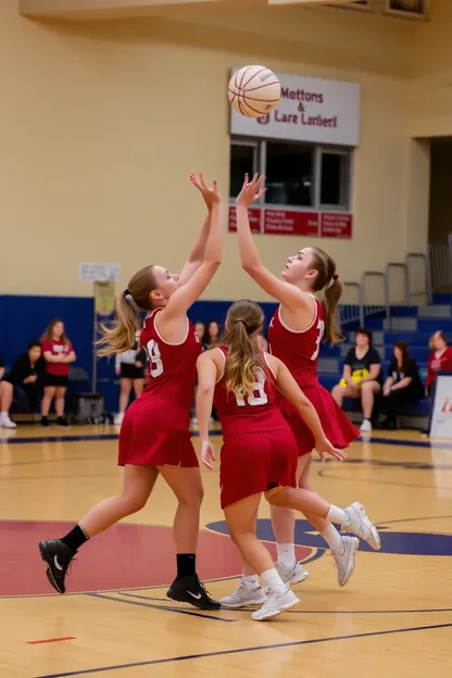 Garotas do Newton amam jogar basquete juntas