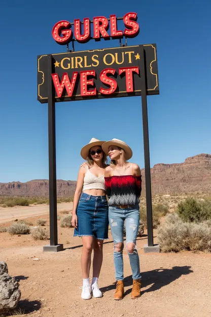 Girls Out West Lesbian: Meninas Fora do Oeste Lesbiana