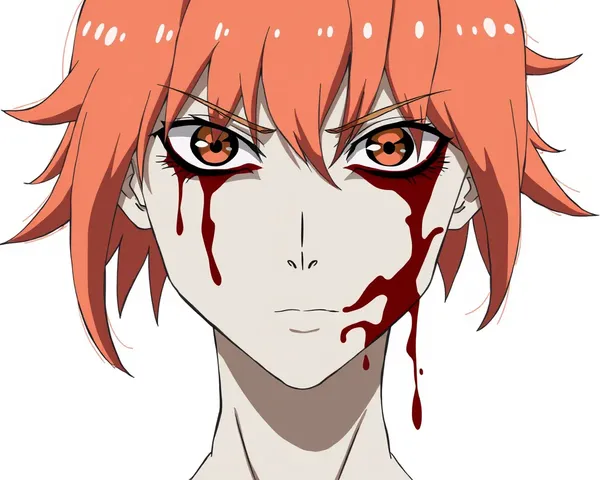 Gráficos de anime Scar Face PNG necessários