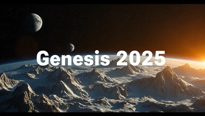 Gênesis 2025: Perspectiva de Gênesis 2025