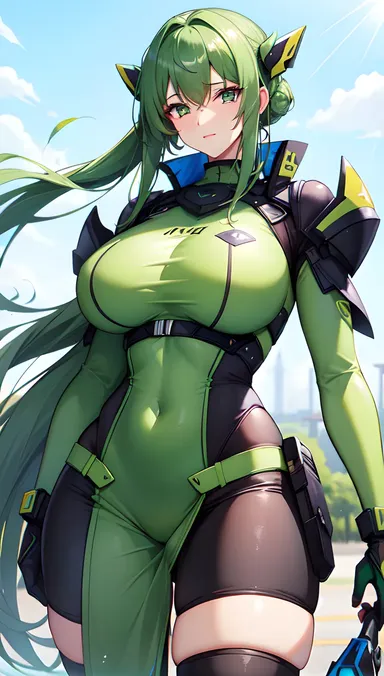 Hentai Verde Grande Realidade Virtual