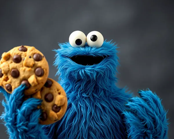 Icone de imagem de Cookie Monster em PNG