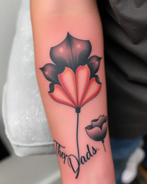 Ideias de Tatuagem para Pais e Filhas para Mostrar Amor