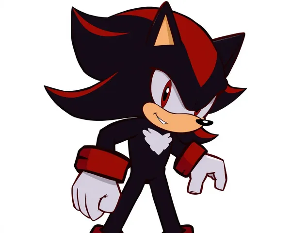 Imagem Gráfica de Shadow the Hedgehog PNG