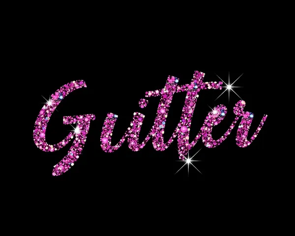 Imagem de Arquivo de Extensão PNG com Glitter: Significado