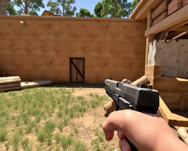 Imagem de vista ponto PNG de pistola