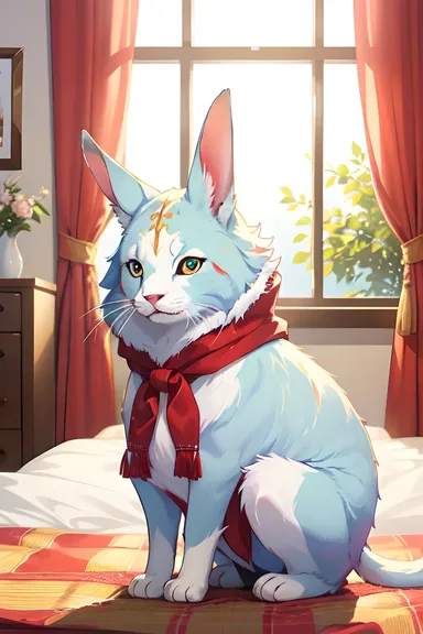 Imagem viva de conejo animada de ilustração