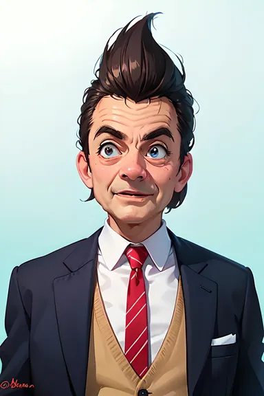 Imagens Animadas de Mr Bean: Momentos Engraçados da Série Animada de Mr Bean