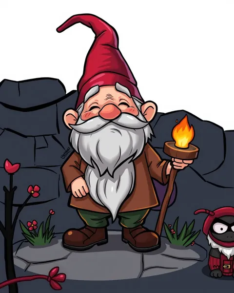 Imagens Fantásticas de Gnomos de Desenho para Paisagens Whimsy