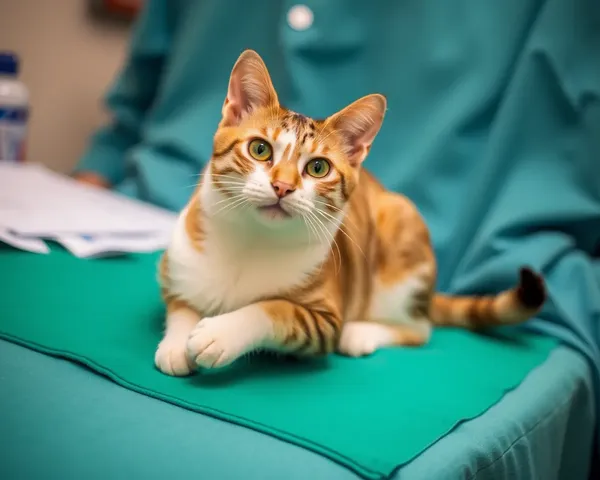 Imagens Intrincadas de Hernias de Gatos e Reparo Cirúrgico